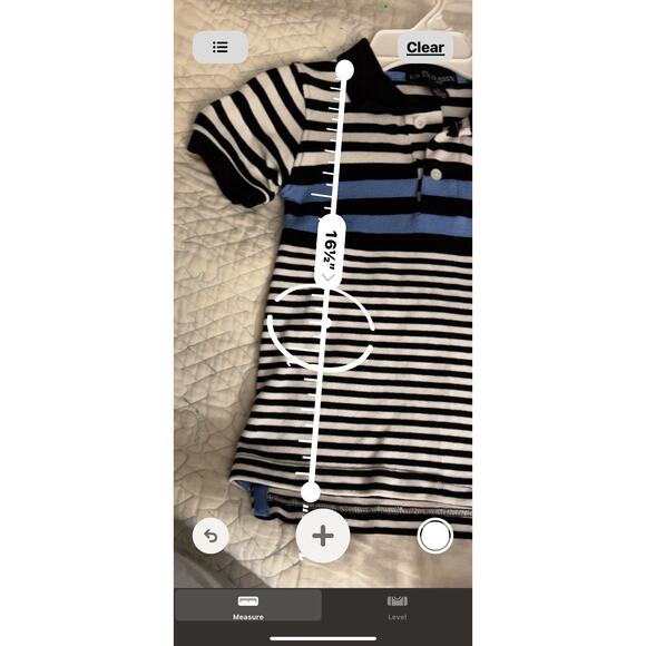 US Polo Assn Boys Size 4T Striped Short-sleeved Polo Shirt - Picture 3 of 7
